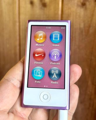 Apple iPod Nano 16GB 7th Gen A1446 Viola Guasto