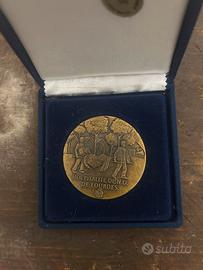 Medaglia commemorativa in ottone