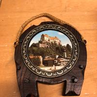 Ferro di cavallo legno vintage