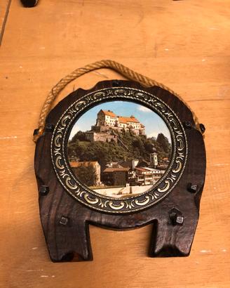 Ferro di cavallo legno vintage