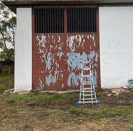 Portone in Ferro Zincato a Due Ante 4.4Hx3.5L