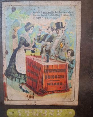 Scatola di latta vintage BRIOSCHI - 1934