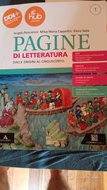pagine di letteratura libro di italiano per scuole