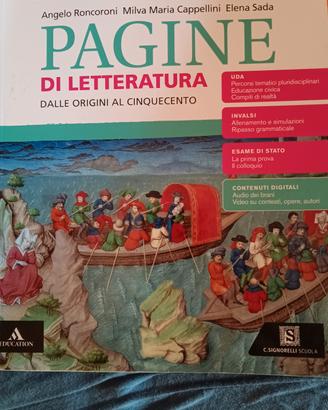 pagine di letteratura libro di italiano per scuole