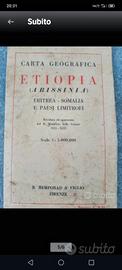 Carta geografica Etiopia 1935