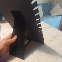 espositore collane in velluto nero