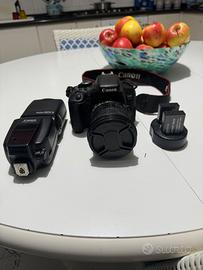 Canon 750d 17/70 2.8-4.5 + Flash Canon 580EX II