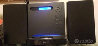 Sony ?micro hi-fi modello CMT-LX30iR Radio stereo  			