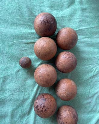 Bocce in legno con boccino