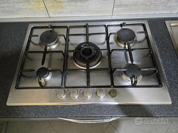 PIANO COTTURA INCASSO GAS CANDY CPG 75 SQPX