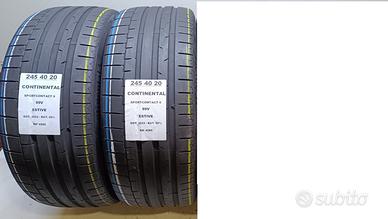 2 GOMME 245 40 20 CONTINENTAL RIF4285