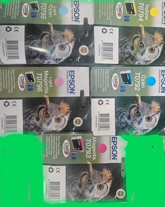 cartucce Epson Stylus VARI COLORI ORIGINALI
