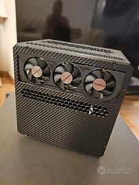 Case Mini itx, pezzo unico, con riser pci incluso 