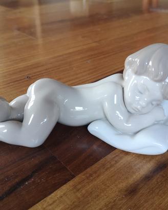 Statuina Bambino su cuscino Lladró