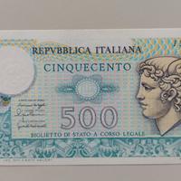 banconota 500 lire Mercurio