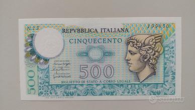 banconota 500 lire Mercurio