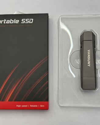 SSD Vansuny 512 Gb Pendrive Doppio Tipo C + USB