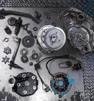 MTX NSF 125 : carter motore testa statore frizione