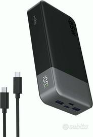 NOBIS Power Bank 20000mAh da 65W, PD QC
