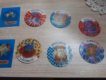 Pokemon 3d Parmalat Yoga ologragiche anni 2000