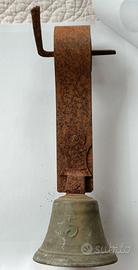 campanaccio in bronzo nr 5 fonderia v.f. primi 900