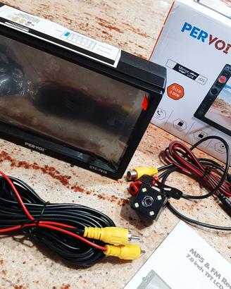 Touch radio 7"MP5 + telecamera