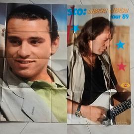 Poster vintage Cioè fronte-retro Vasco&Eros