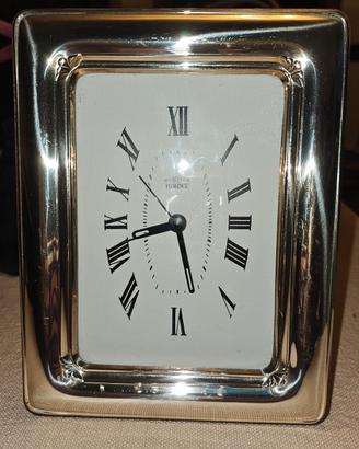 orologio da tavolo in argento 925