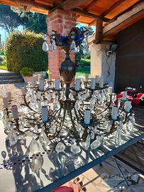 Grande lampadario vintage anni '50/'60