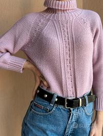 Maglione vintage collo alto