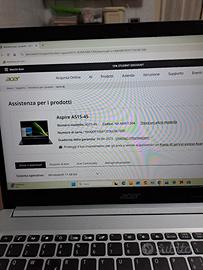 acer aspire a515-45  amd ryzen7 5700