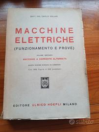 Macchine elettriche carlo solari 1973 vintage 