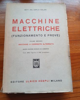 Macchine elettriche carlo solari 1973 vintage 