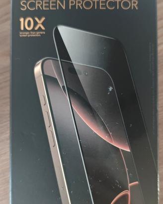 3 vetri protettivi alta qualità iPhone 17 pro max