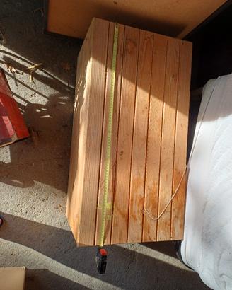 panca in legno 