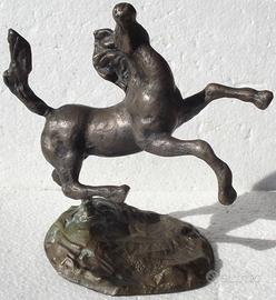 Gismondi scultura cavallo bronzo firmata /42a