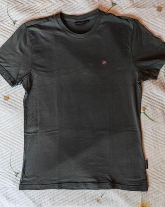 t-shirt Napapijri verde oliva - taglia L