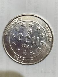5 ECU argento 1987 Belgio 