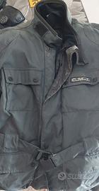 Giacca moto C.M.J più guanti