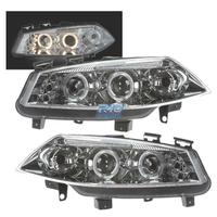 FARI PER RENAULT MEGANE 02-05 ANGEL EYES LED FONDO