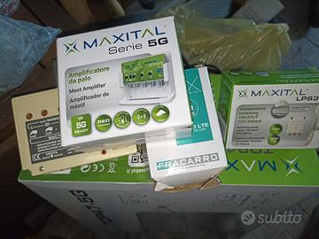 accessori antenna TV .amplificatore .centralino.