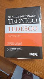 Grande Dizionario Tecnico Tedesco HOEPLI