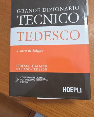 Grande Dizionario Tecnico Tedesco HOEPLI