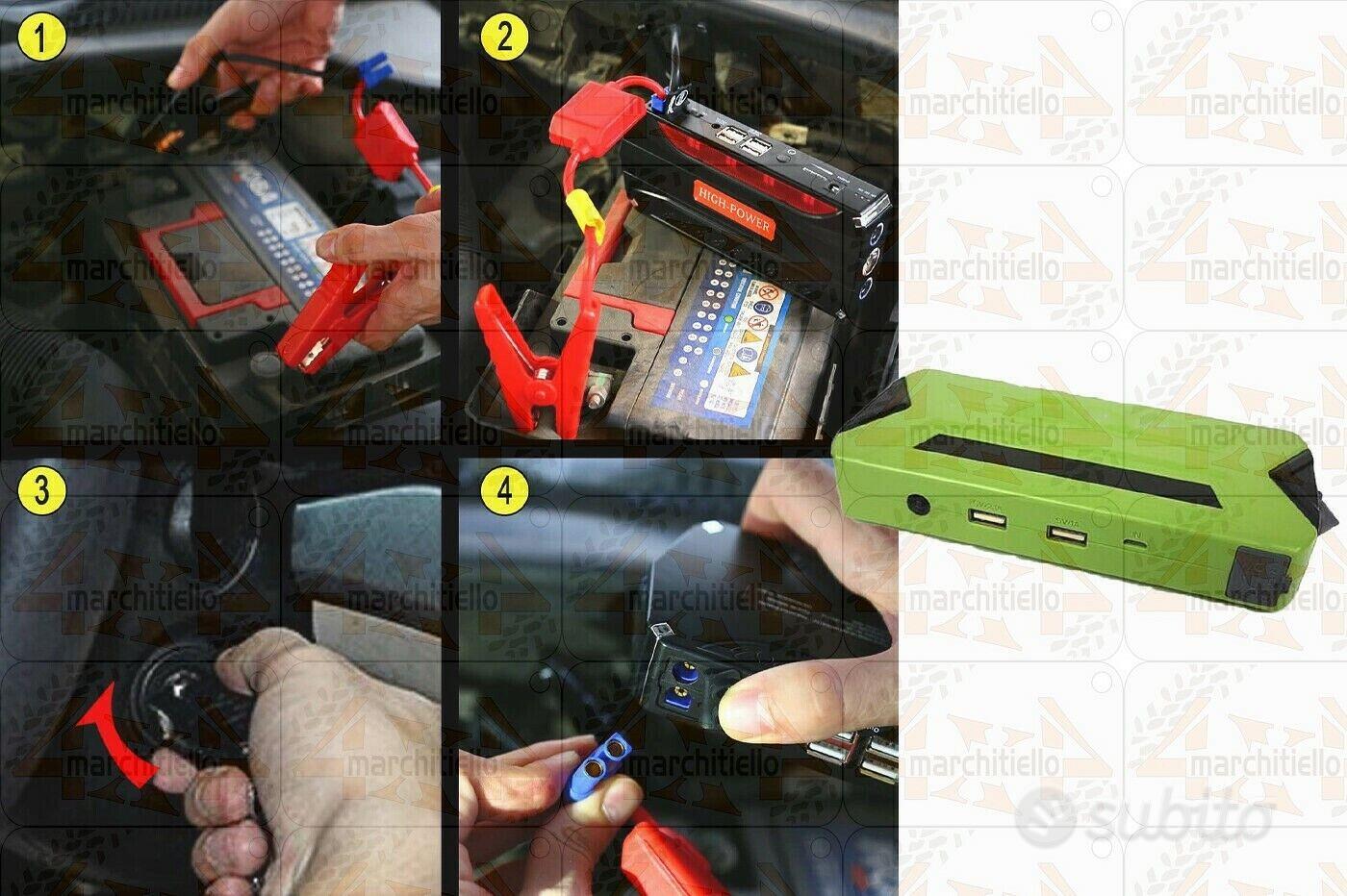 Jump Starter pro Avviatore Batteria Auto Emergenza 10.000mAh