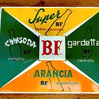 BIBITE INSEGNA TABELLA ARANCIATA CHINOTTO 1960 ori