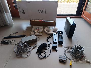 Nintendo Wii Nera - Mario Kart Wii Pack