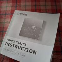 TERMOSTATO BEOK TGR85 SERIES