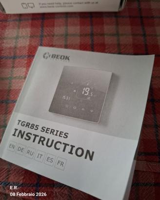 TERMOSTATO BEOK TGR85 SERIES