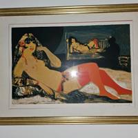 Litografia Salvatore Fiume vintage