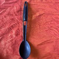 Cucchiaio mestolo plastica alimentare 18cm (Nero)